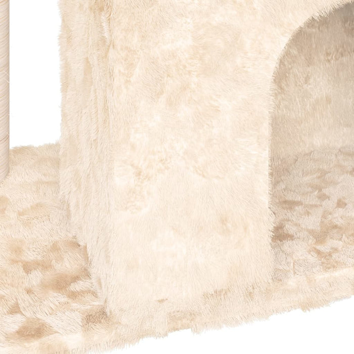 Albero per Gatti con Tiragraffi in Sisal Crema 51 cm cod mxl 14986