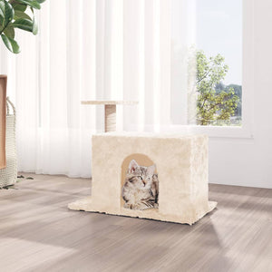 Albero per Gatti con Tiragraffi in Sisal Crema 51 cm cod mxl 14986