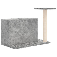 Albero per Gatti con Tiragraffi in Sisal Grigio Chiaro 51 cm cod mxl 18274