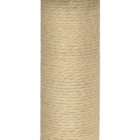 Albero per Gatti con Palo Tiragraffi Sisal Grigio Scuro 74 cm 171590