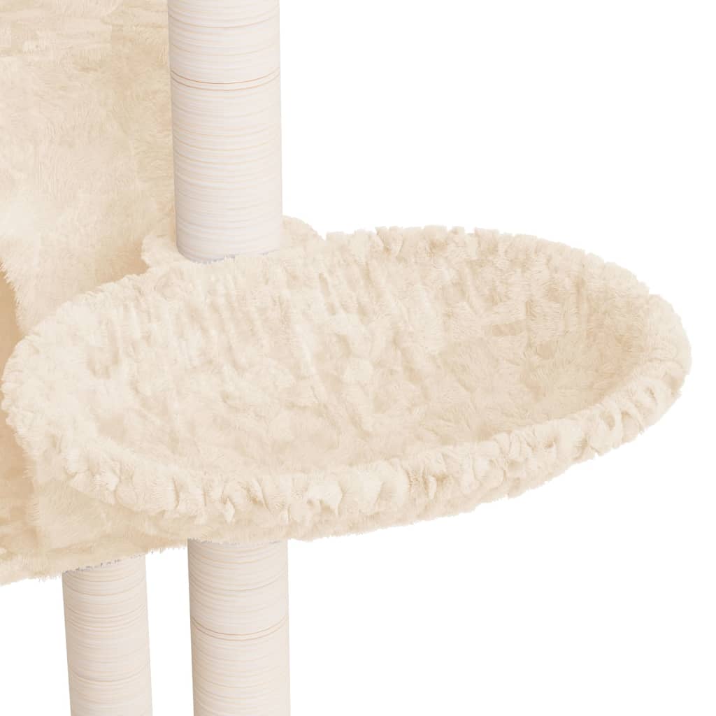 Albero per Gatti con Tiragraffi in Sisal Crema 108,5 cm cod mxl 7779