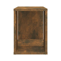 Mobile Porta TV Rovere Fumo 60x24x32 cm in Legno Multistrato