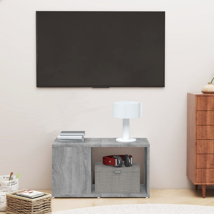 Mobile Porta TV Grigio Sonoma 60x24x32 cm in Legno Multistrato 816030