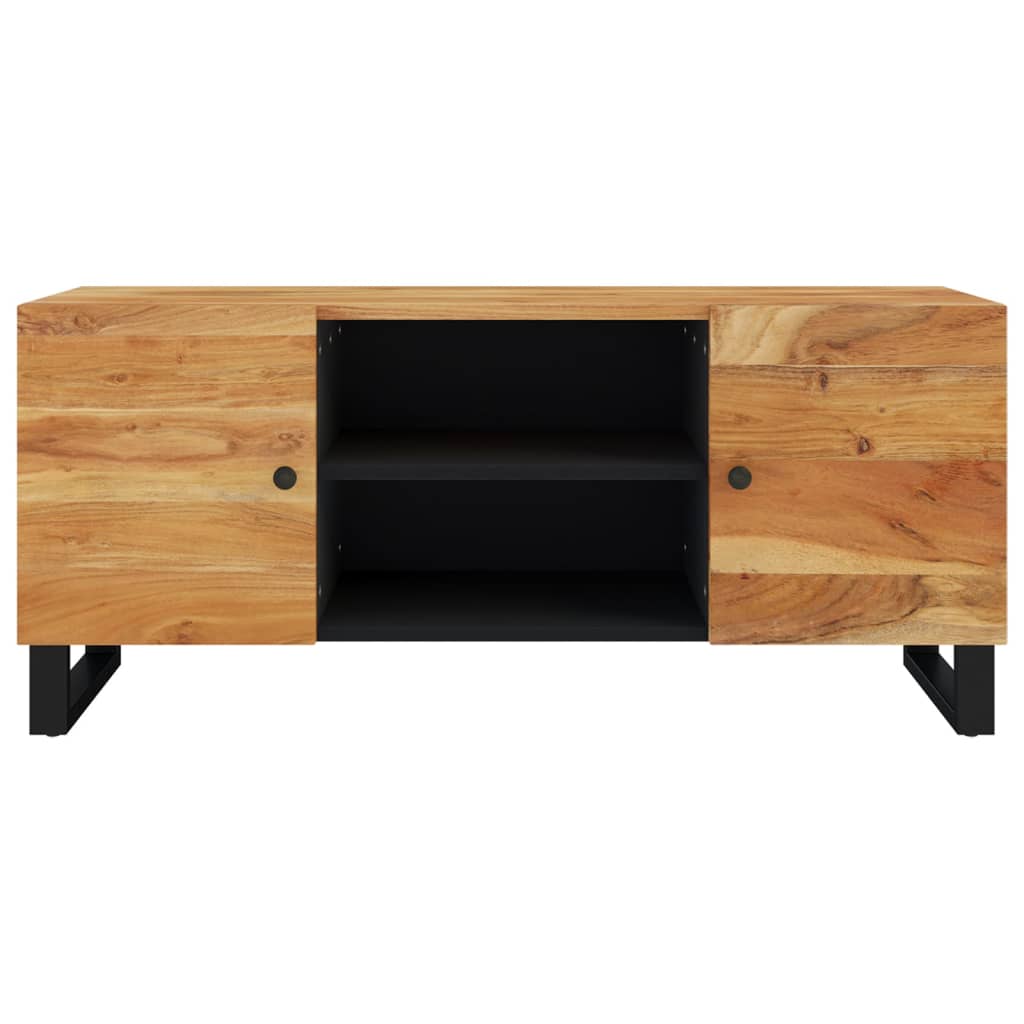 Mobile Porta TV 105x33x46 cm in Legno Massello di Acacia 345221