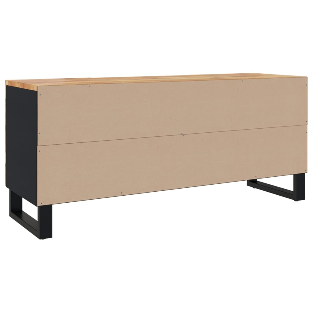 Mobile Porta TV 105x33x46 cm in Legno Massello di Acacia 345221