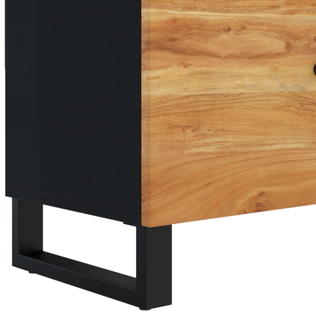 Mobile Porta TV 105x33x46 cm in Legno Massello di Acacia 345221