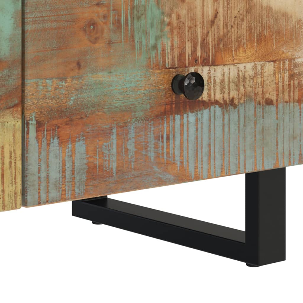 Mobile Porta TV 70x33x46cm in Legno Massello di Recupero cod mxl 17537