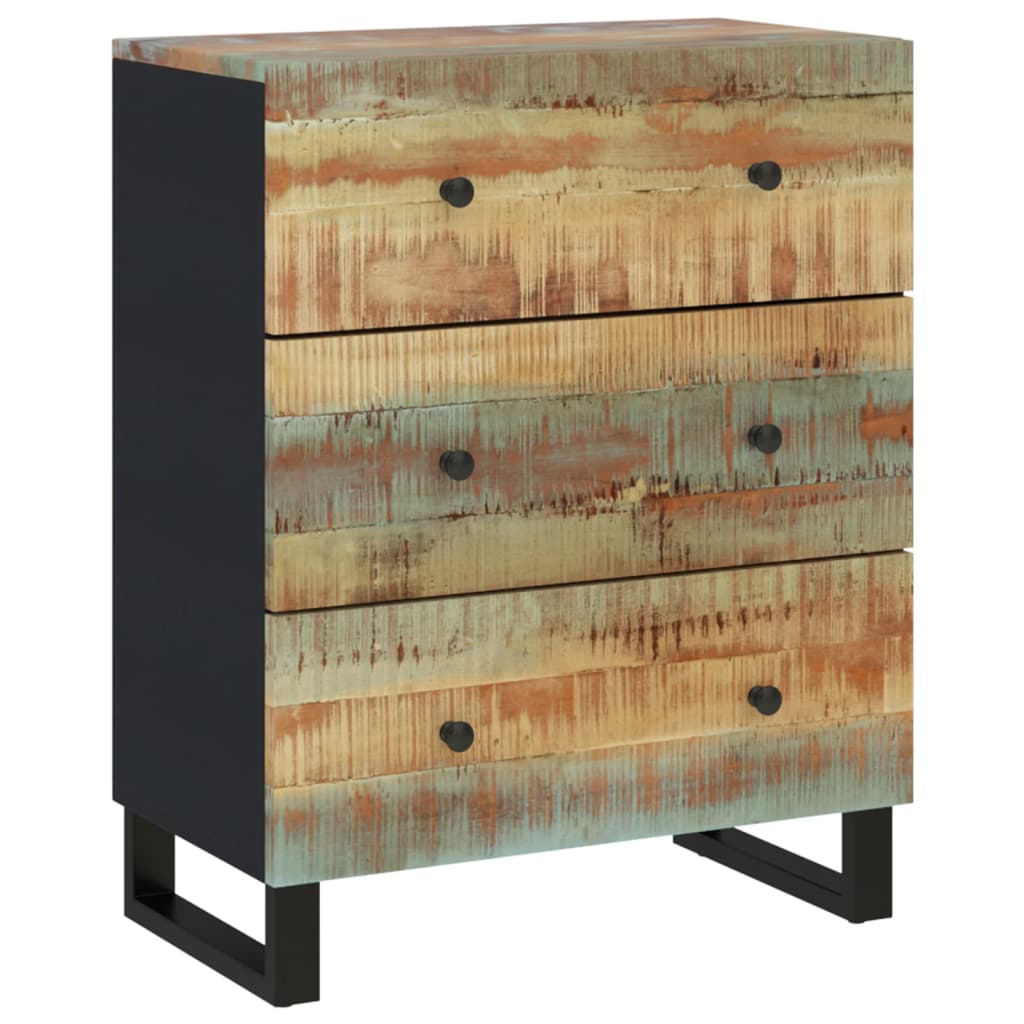 Credenza 60x33x75 in Legno Massello di Recupero 345231