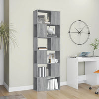 Libreria/Divisorio Grigio Sonoma 60x24x186 cm cod mxl 22697