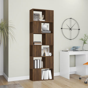 Libreria/Divisorio Rovere Marrone 60x24x186 cm cod mxl 16354