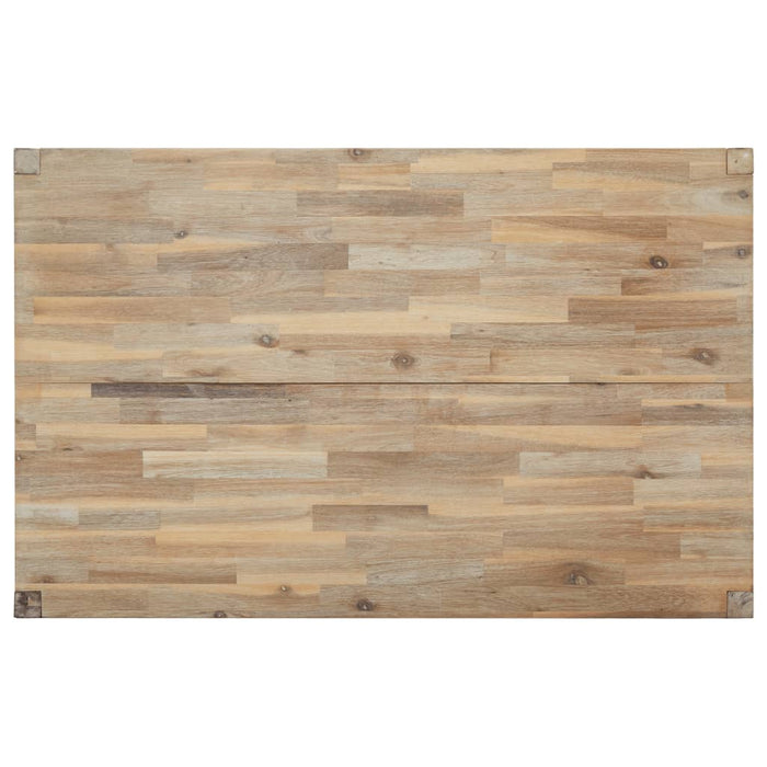 Tavolo da Pranzo 110x70x75 cm in Legno Massello di Acacia 345081