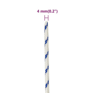 Corda Nautica Bianca 4 mm 50 m in Polipropilene