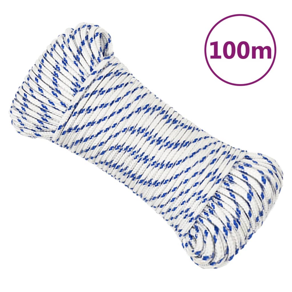 Corda Nautica Bianca 4 mm 100 m in Polipropilene cod mxl 46827