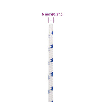 Corda Nautica Bianca 6 mm 25 m in Polipropilene