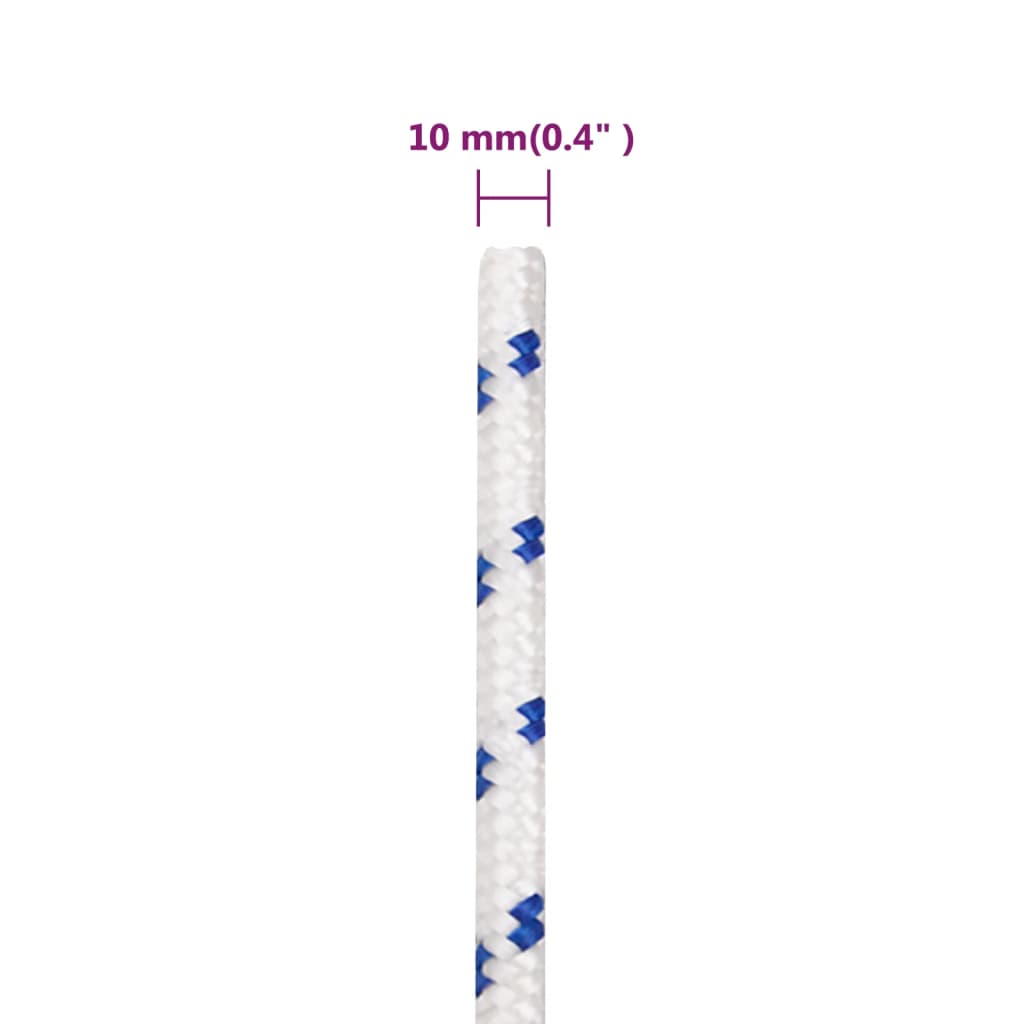 Corda per barca Bianca 10 mm 500 m in Polipropilene 152298