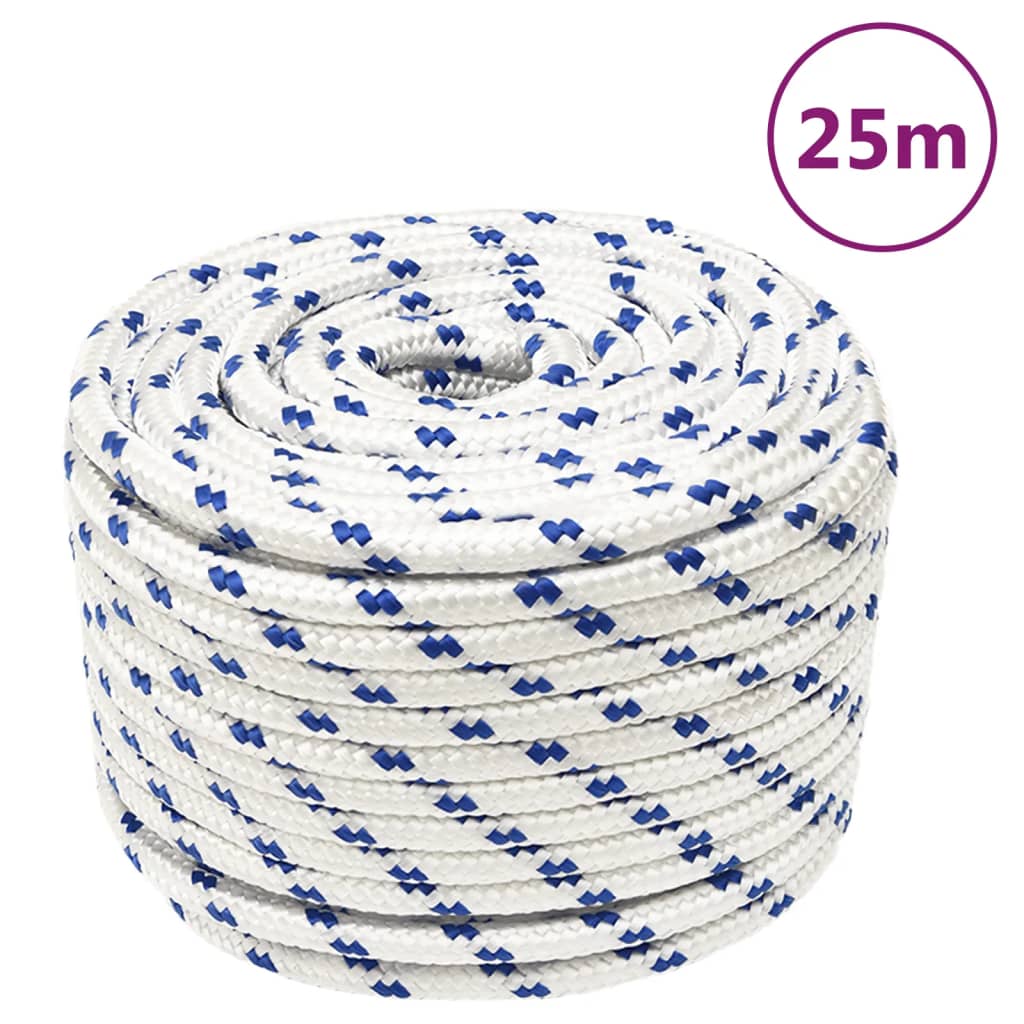 Corda Nautica Bianca 12 mm 25 m in Polipropilene cod mxl 47925