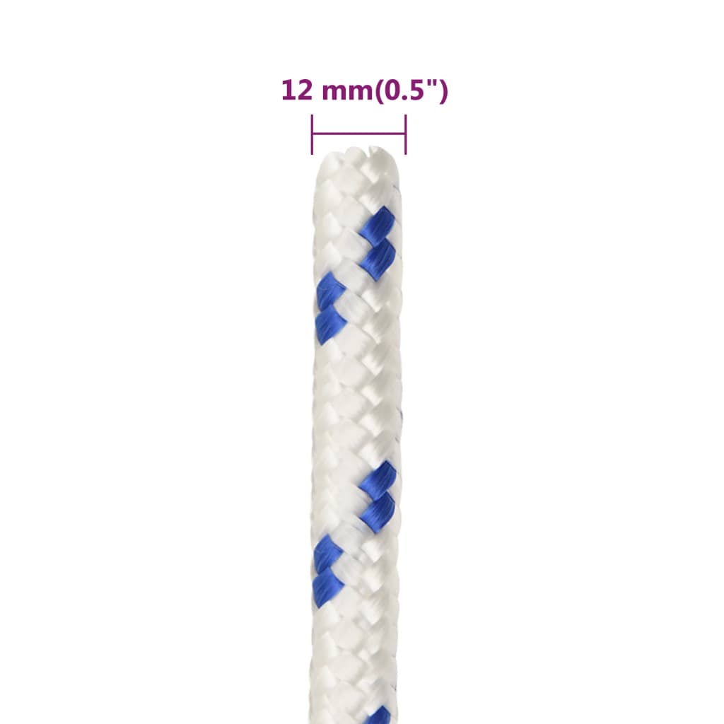 Corda Nautica Bianca 12 mm 25 m in Polipropilene cod mxl 47925