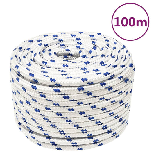 Corda Nautica Bianca 12 mm 100 m in Polipropilene cod mxl 41932