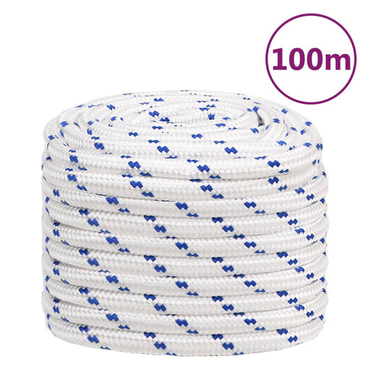 Corda Nautica Bianca 20 mm 100 m in Polipropilene cod mxl 54286