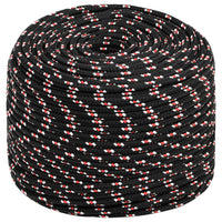 Corda Nautica Nera 10 mm 25 m in Polipropilene