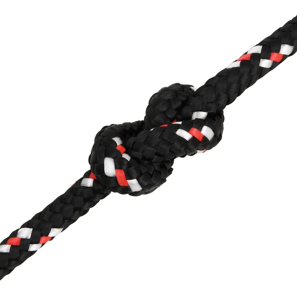 Corda Nautica Nera 10 mm 25 m in Polipropilene