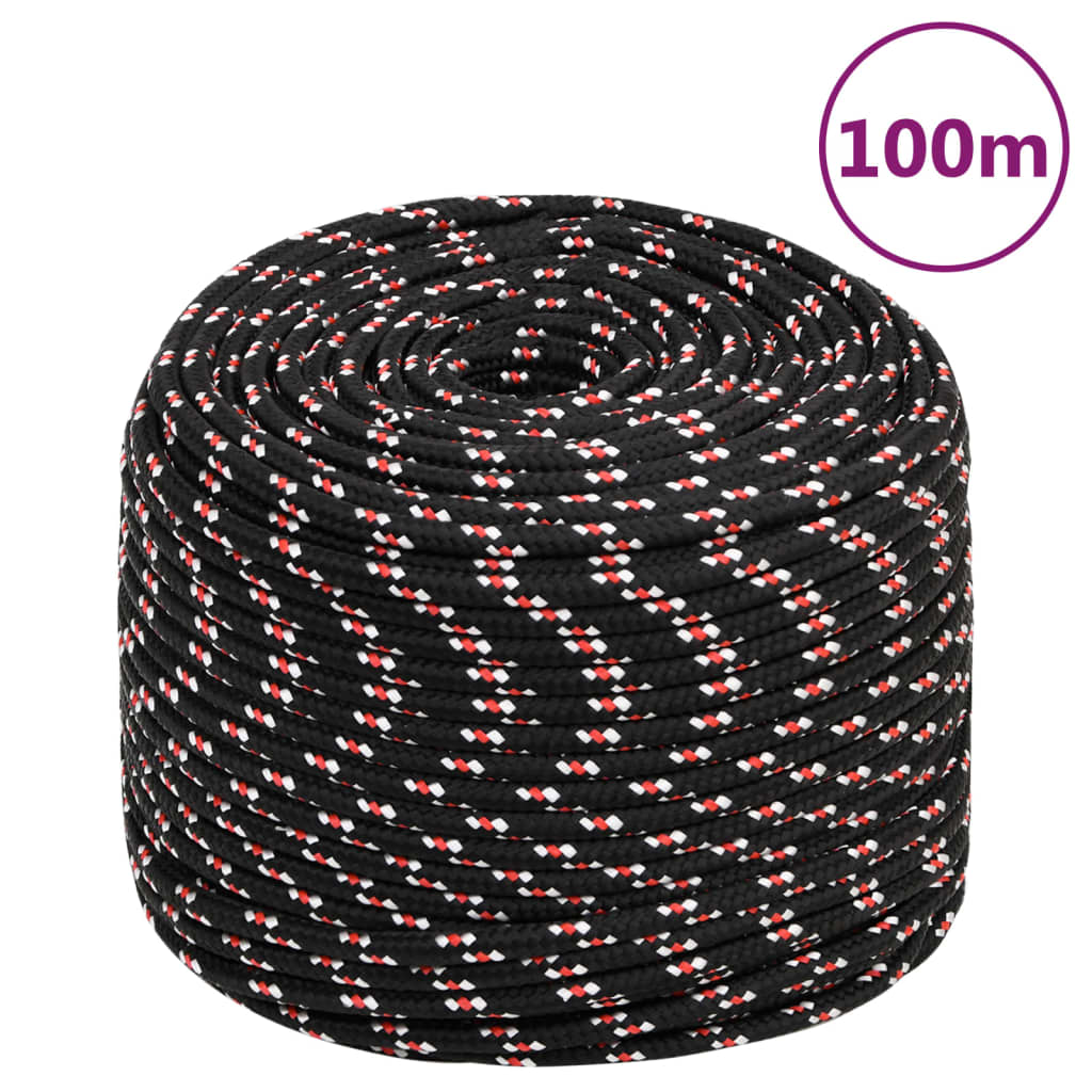 Corda Nautica Nera 10 mm 100 m in Polipropilene 152349