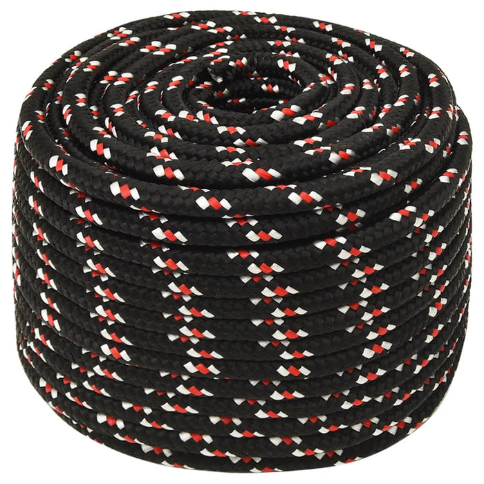 Corda Nautica Nera 12 mm 100 m in Polipropilene