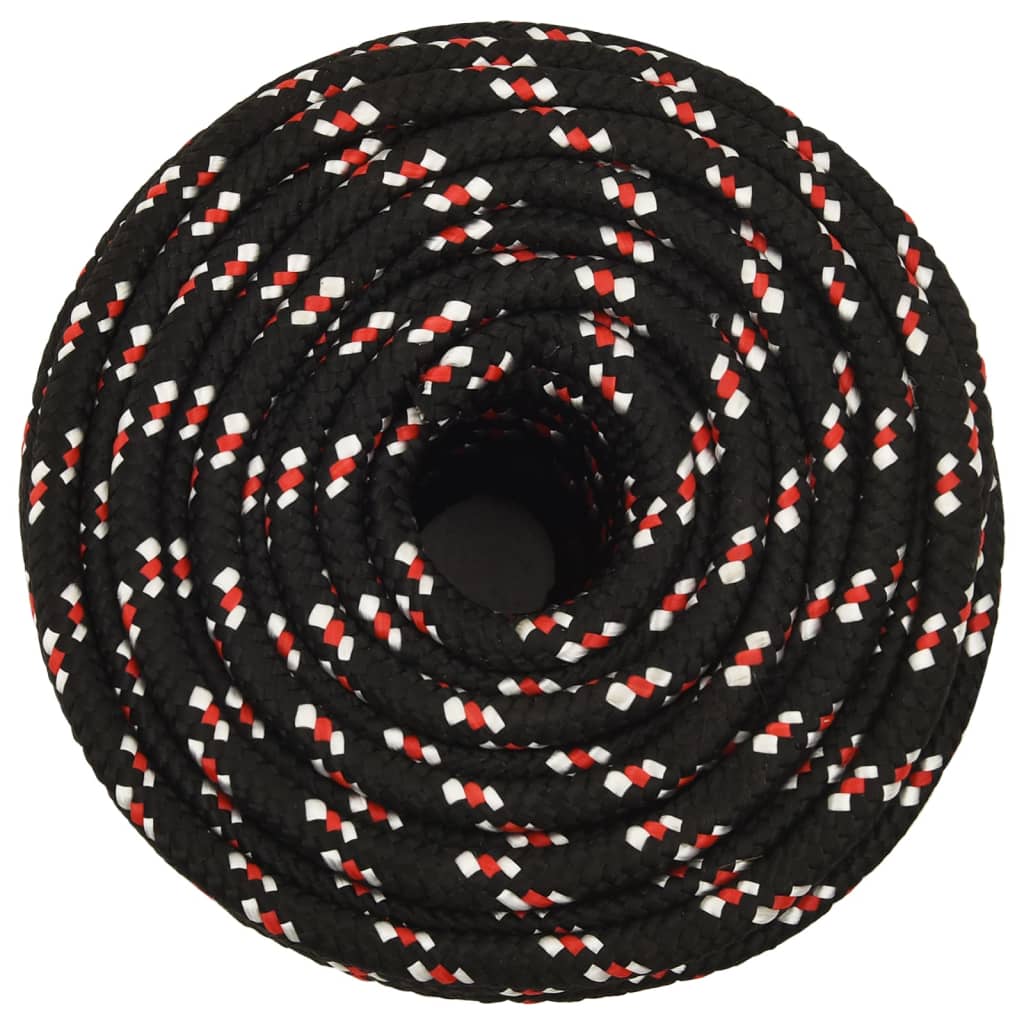 Corda Nautica Nera 14 mm 25 m in Polipropilene