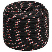 Corda Nautica Nera 16 mm 25 m in Polipropilene 152360