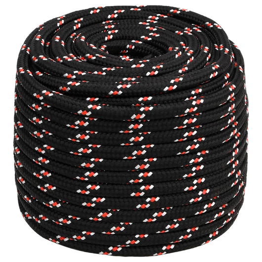 Corda Nautica Nera 16 mm 25 m in Polipropilene 152360