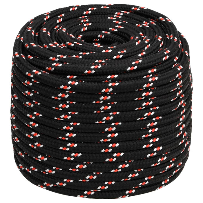 Corda Nautica Nera 16 mm 25 m in Polipropilene 152360