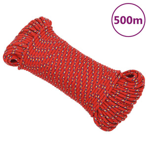 Corda Nautica Rossa 5 mm 500 m in Polipropilene