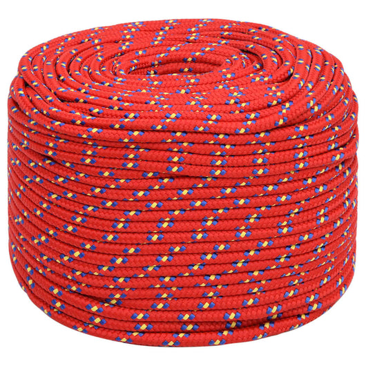 Corda Nautica Rossa 6 mm 25 m in Polipropilene 152390