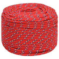 Corda Nautica Rossa 6 mm 50 m in Polipropilene 152391