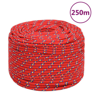 Corda Nautica Rossa 6 mm 250 m in Polipropilene 152393