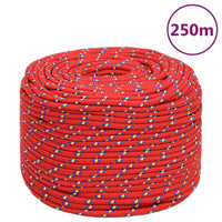 Corda Nautica Rossa 6 mm 250 m in Polipropilene