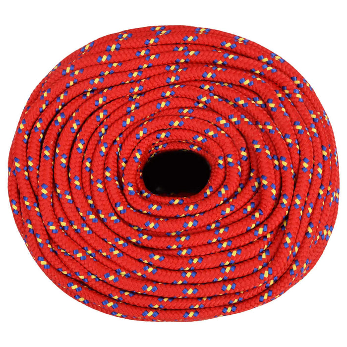 Corda Nautica Rossa 10 mm 100 m in Polipropilene