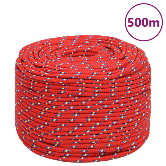 Corda Nautica Rossa 10 mm 500 m in Polipropilene