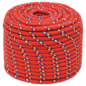 Corda Nautica Rossa 12 mm 100 m in Polipropilene 152407