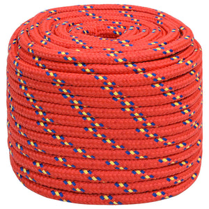 Corda Nautica Rossa 16 mm 100 m in Polipropilene cod mxl 47259