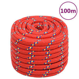 Corda Nautica Rossa 20 mm 100 m in Polipropilene 152422