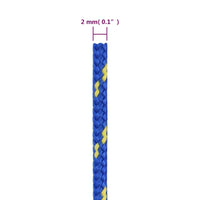 Corda per barca Blu 2 mm 25 m in Polipropilene 152423