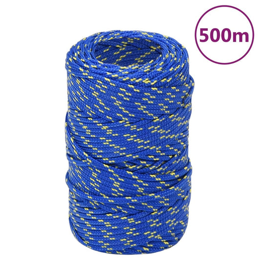 Corda Nautica Blu 2 mm 500 m in Polipropilene cod 11969