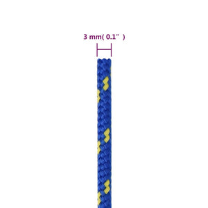 Corda Nautica Blu 3 mm 25 m in Polipropilene