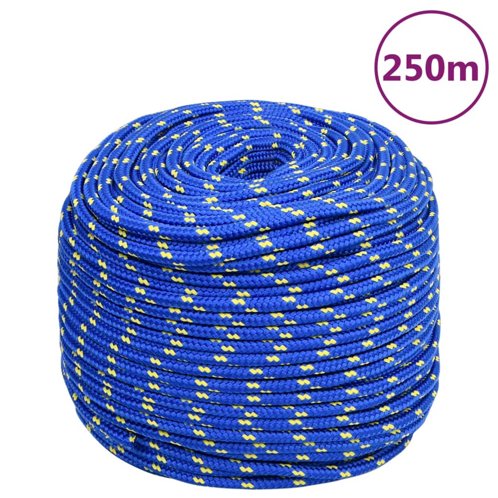 Corda Nautica Blu 6 mm 250 m in Polipropilene