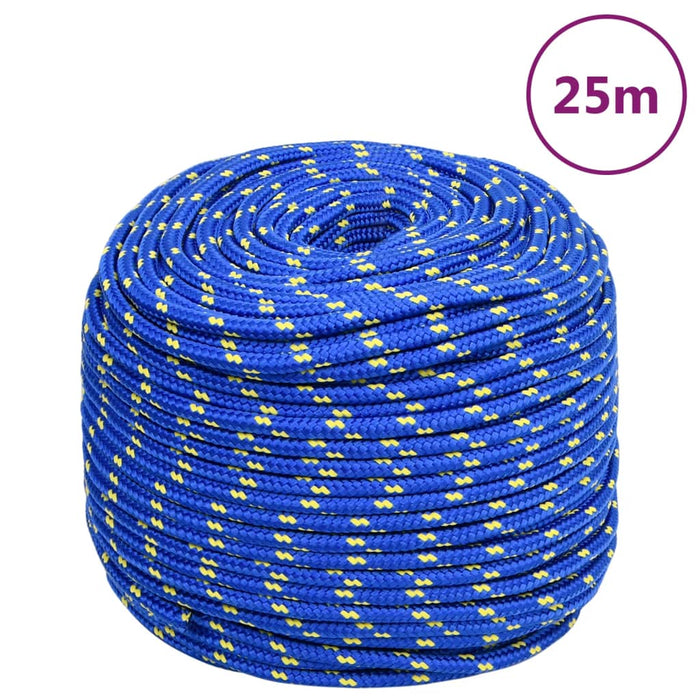 Corda Nautica Blu 8 mm 25 m in Polipropilene 152448