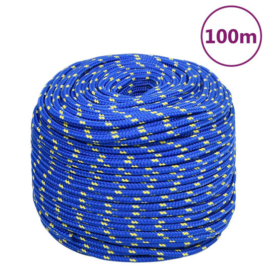 Corda Nautica Blu 10 mm 100 m in Polipropilene cod mxl 53176