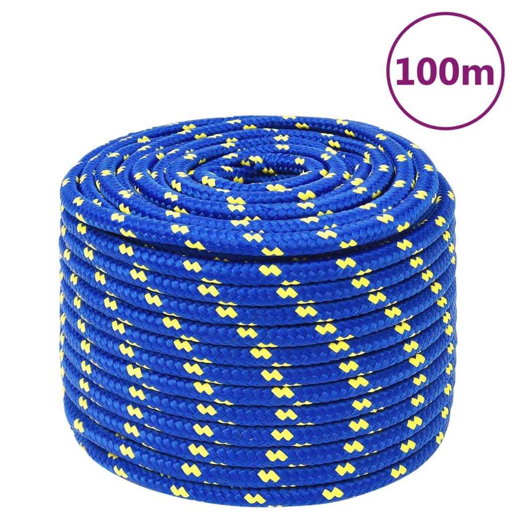 Corda Nautica Blu 12 mm 100 m in Polipropilene cod mxl 47425