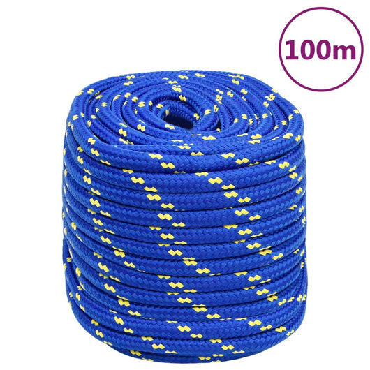 Corda Nautica Blu 16 mm 100 m in Polipropilene cod mxl 53579