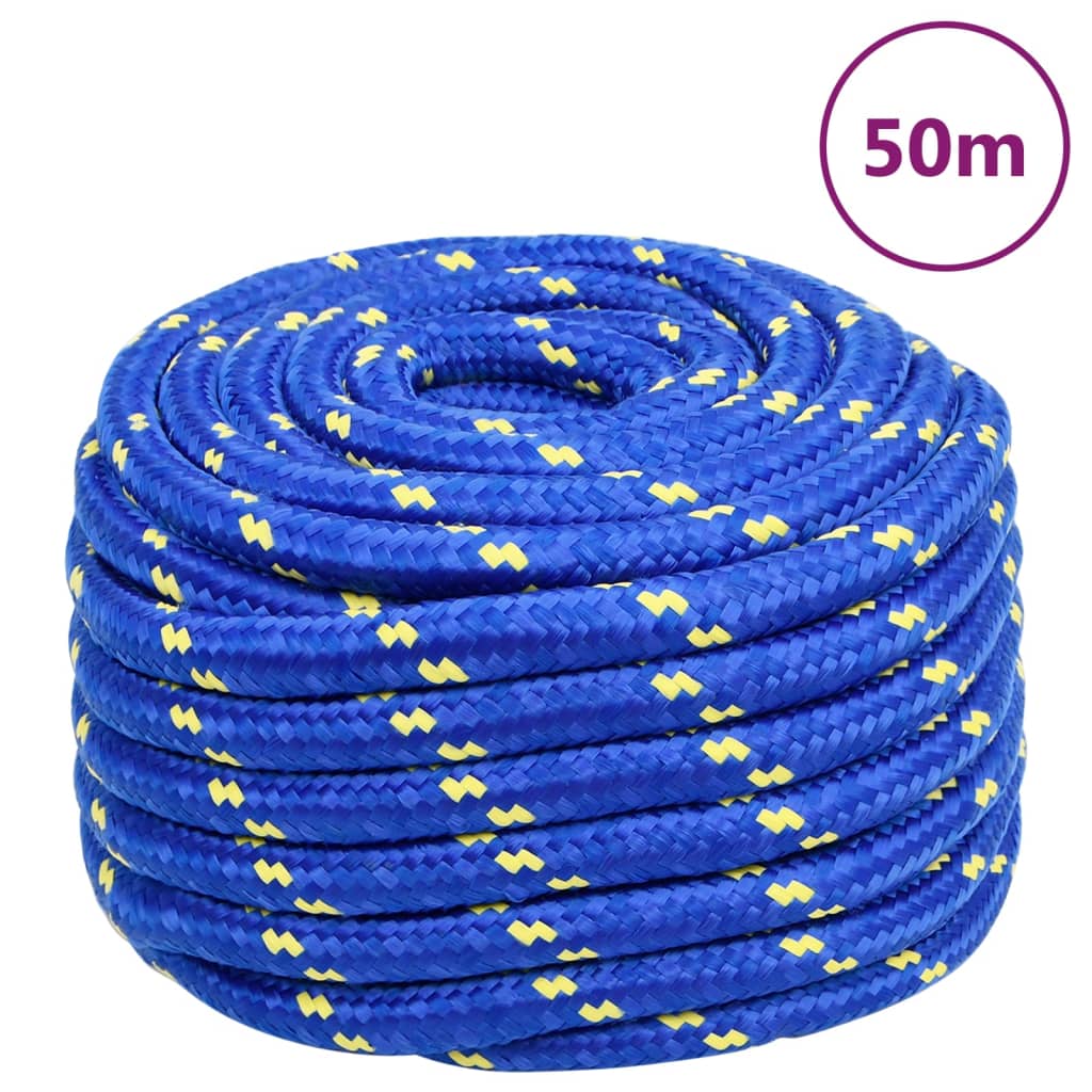 Corda Nautica Blu 20 mm 50 m in Polipropilene cod mxl 53553